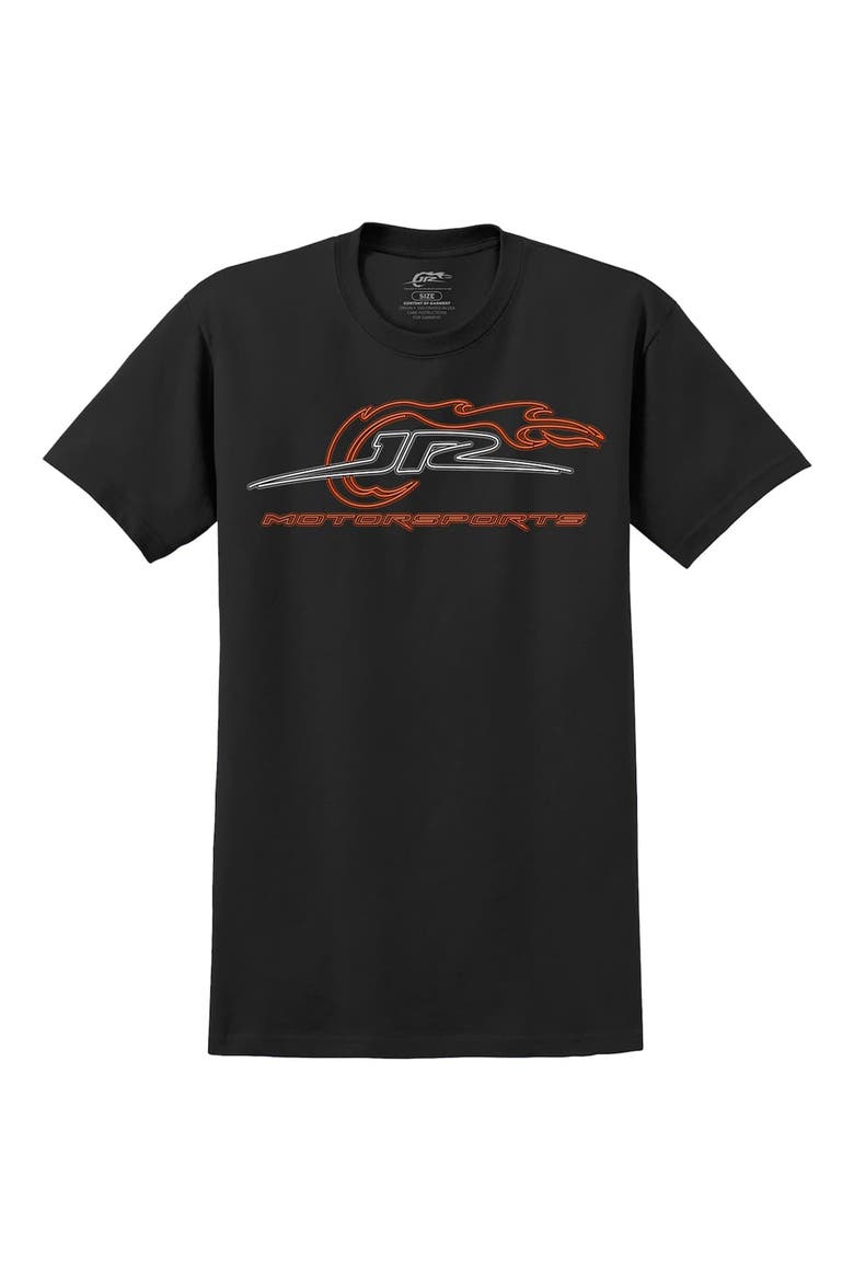 Neon Logo T-Shirt - Black, Alternate, color, Black