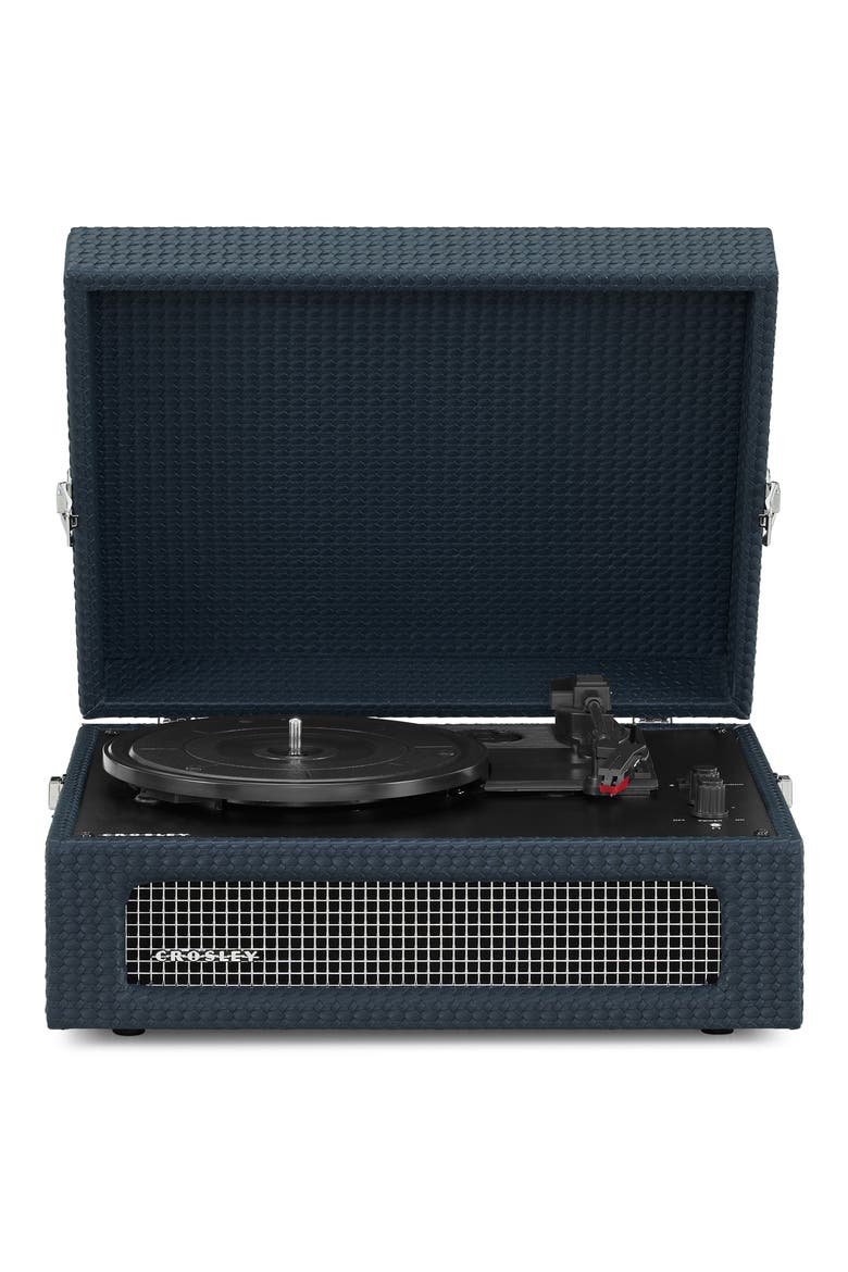 Voyager Record Player, Main, color, BLUE TONES