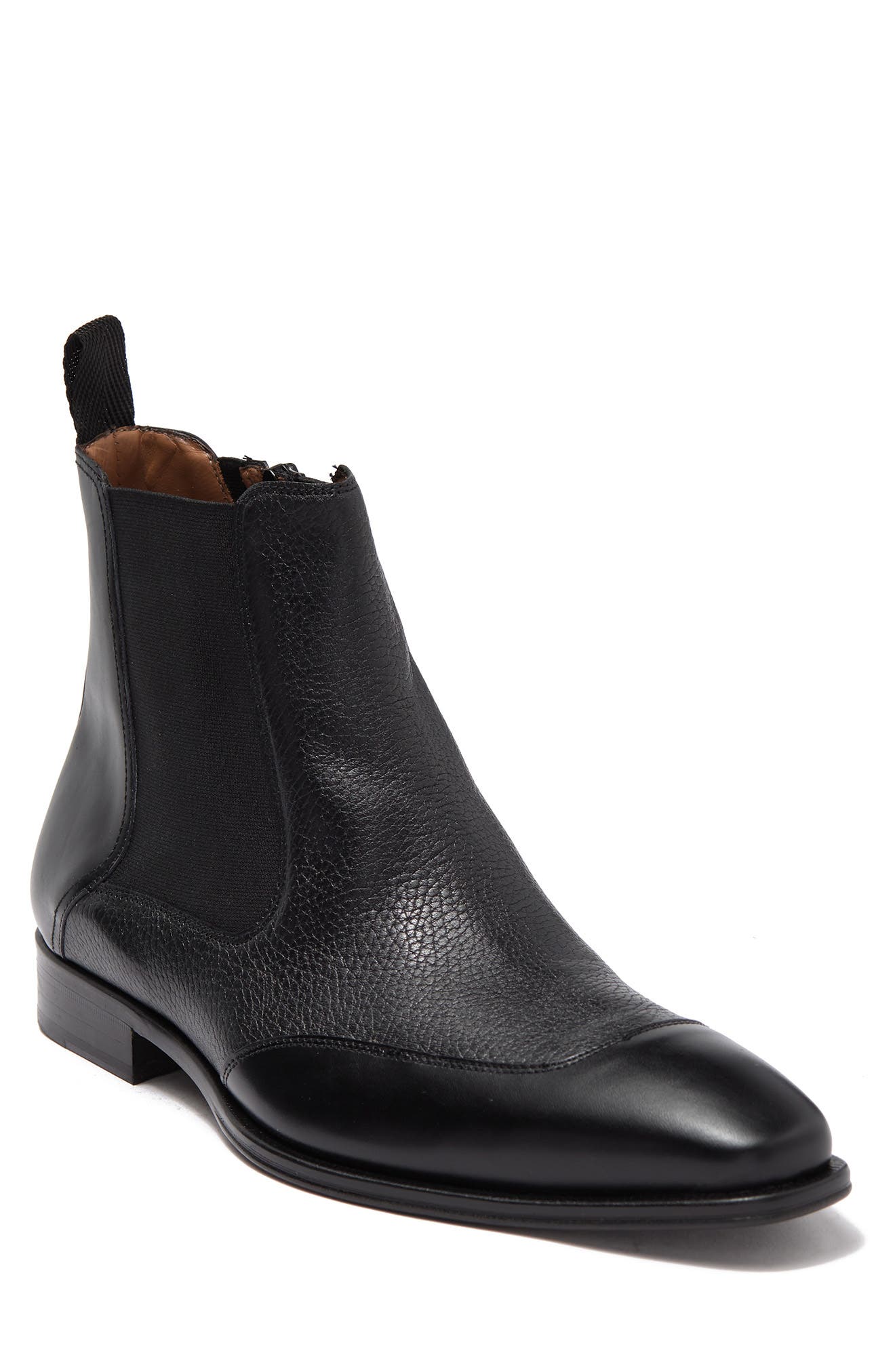 Black Mezlan Cadence Leather Side Zip Chelsea Boot. Size 11 US Amazon.com | Men main image 4