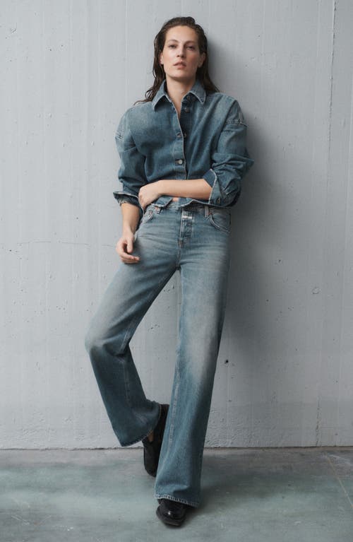 Closed Gillian Wide Leg Jeans In Blue