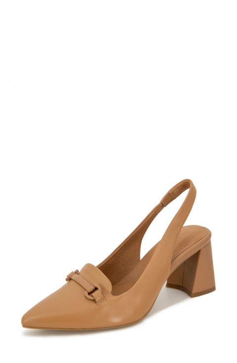 Dionne Block Heel Slingback Pump (Women)