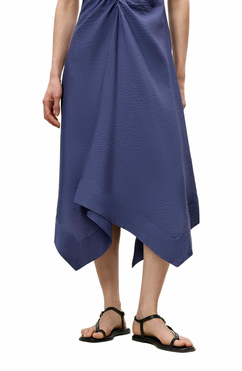 Rebecca Taylor Allegra Stripe Dress, Alternate, color, Navy