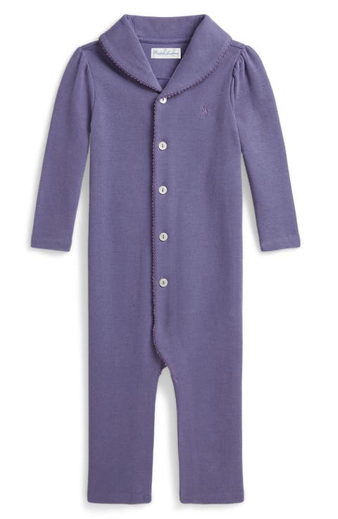 Kids' Estate Rib Cotton Coverall