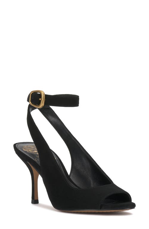 Vince Camuto Pavles Ankle Strap Sandal In Black
