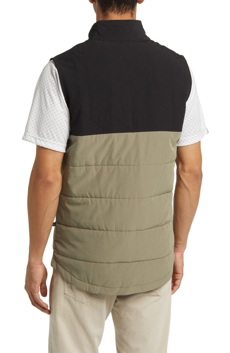 Swannies Cruz Colorblock Vest, Alternate, color, Black-Olive Gray