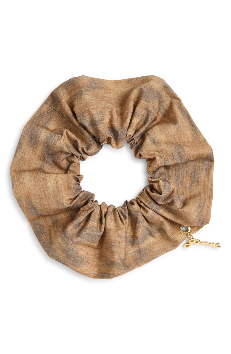 Ganni Ikat Scrunchie, Main, color, Burro
