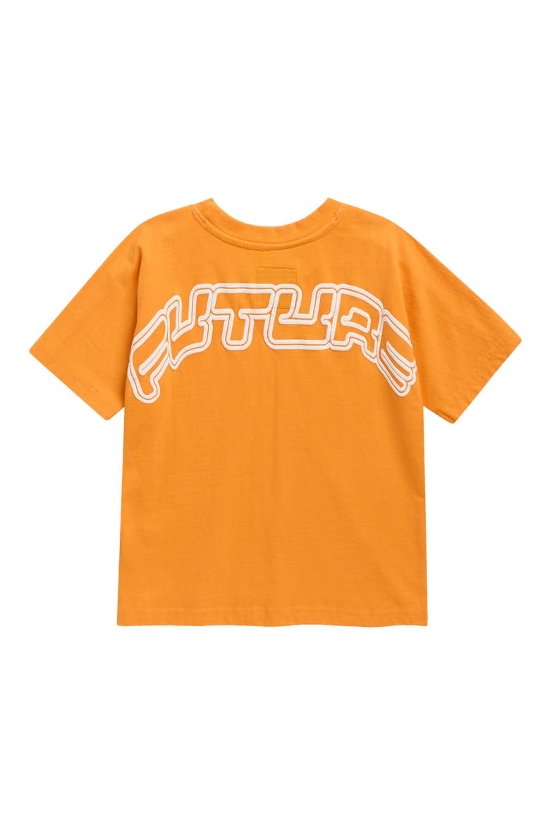 Kids' Travis Future Graphic T-Shirt, Alternate, color, CARROT/ FUTURE