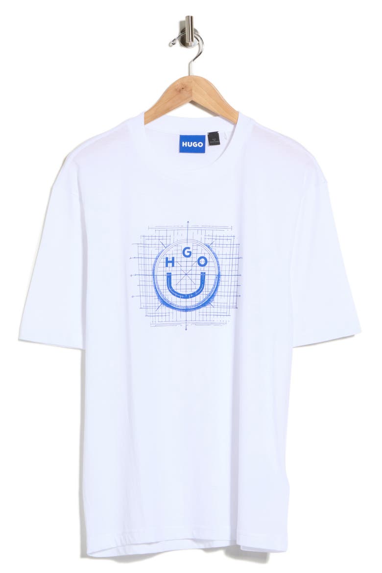 Namerix Cotton Graphic T-Shirt, Main, color, WHITE