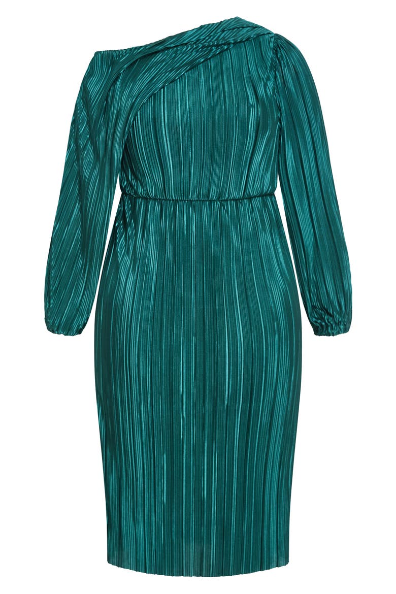 Jay Long Sleeve Midi Dress, Alternate, color, JADE