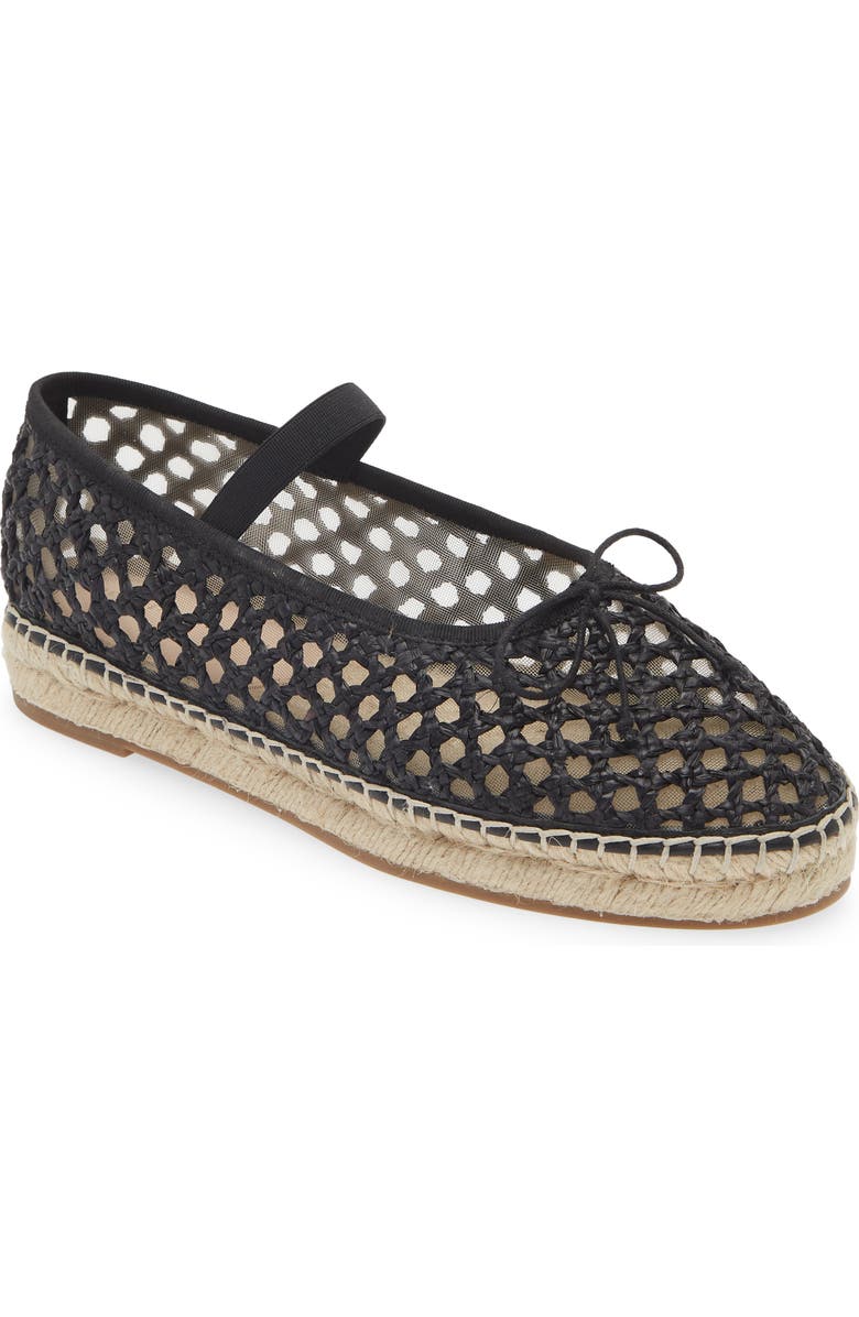 Loeffler Randall Kayla Soft Mary Jane Espadrille Ballet Flat, Main, color,