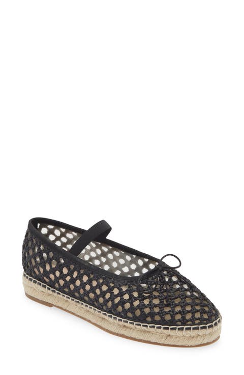 Kayla Soft Mary Jane Espadrille Ballet Flat (Women)