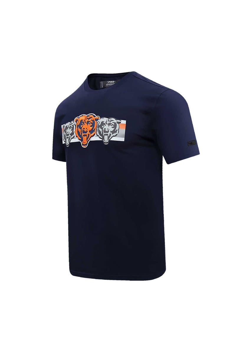 PRO STANDARD Men's Pro Standard Navy Chicago Bears Retro Striper T-Shirt, Alternate, color, Navy