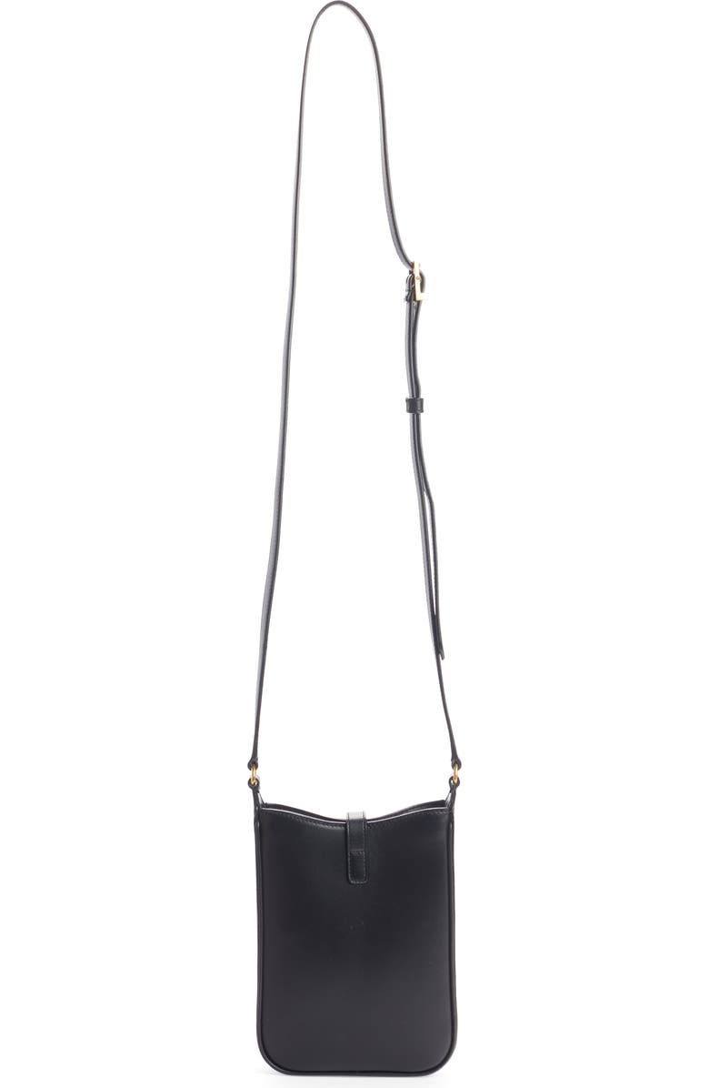 Saint Laurent Mini Le 5 à 7 Vertical Leather Crossbody Bag, Alternate, color,