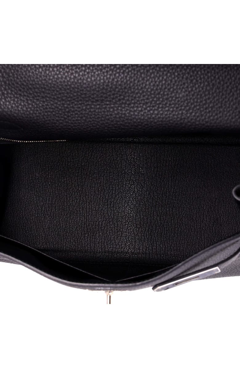 Pre-Owned Hermes Kelly Handbag Black Togo with Palladium Hardware 28, Alternate, color, Noir