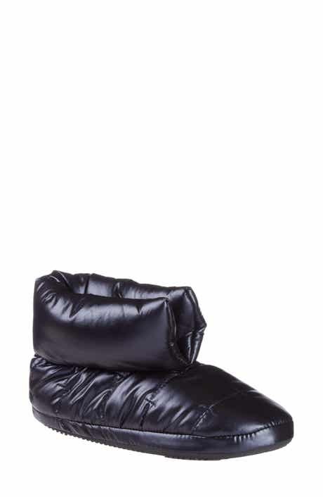 ISOTONER Nylon Puffer Bootie Slipper