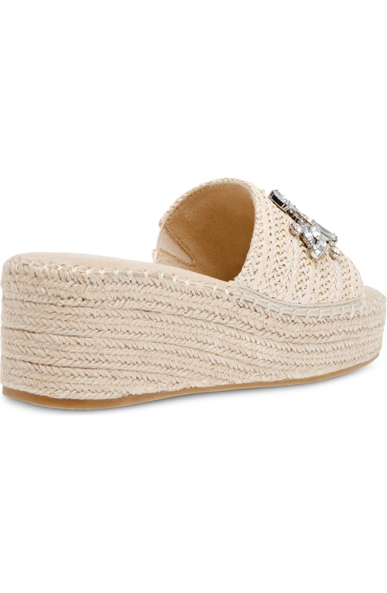 Anne Klein Crystal Espadrille Slide Sandal, Alternate, color,