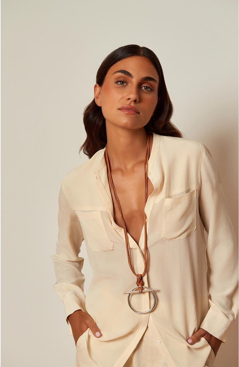 CXC Origins Necklace, Alternate, color, Silver