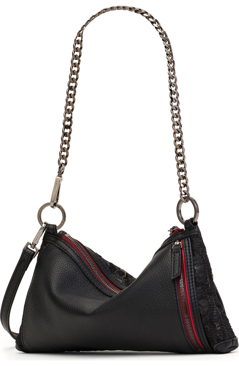 HAMMITT Kyle Leather Shoulder Bag, Alternate, color, Midnight Marquise/ Gunmetal