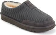 Dearfoams Fireside Grafton Sport Knit Water Repellent Twill Clog