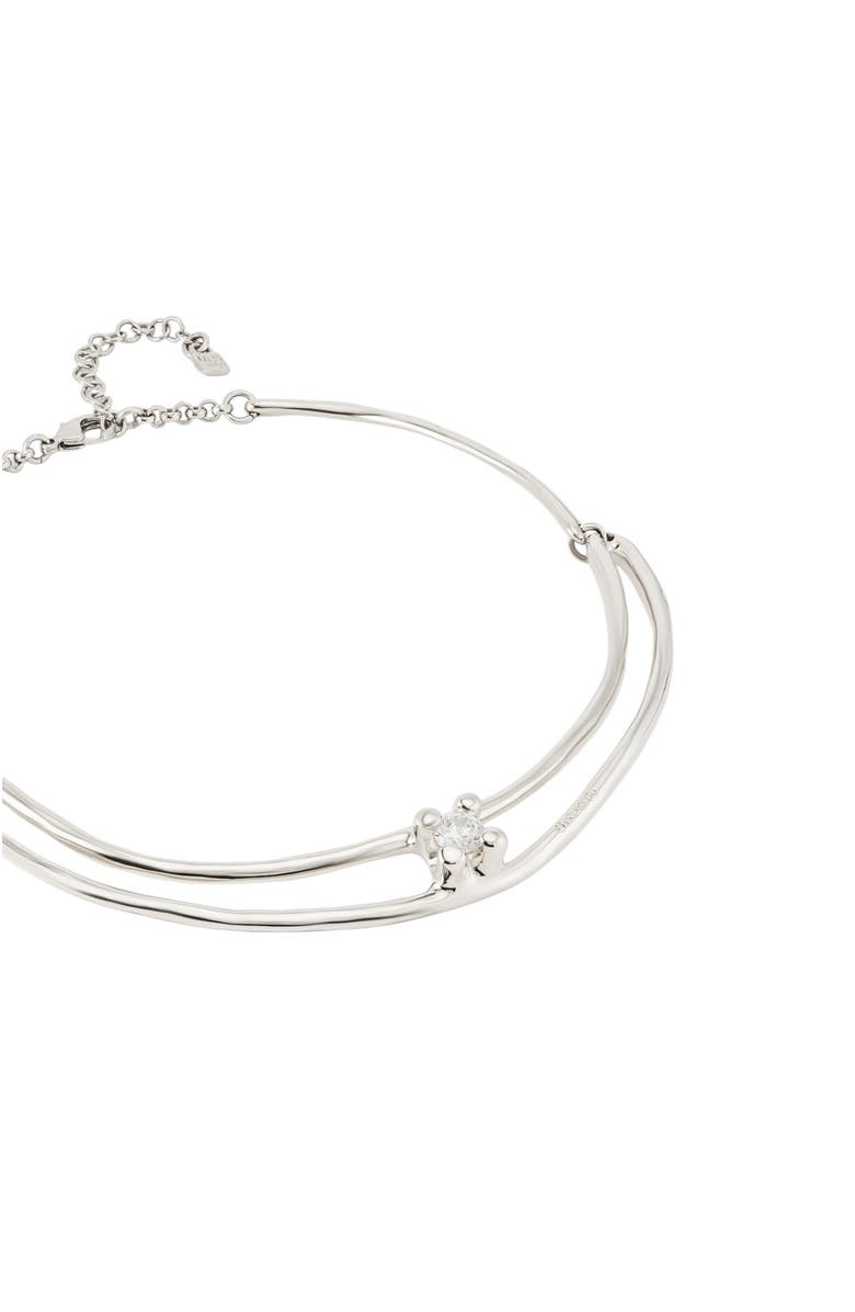 UNODE50 Twin Radiance Collar, Alternate, color, Silver