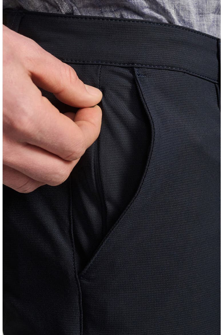 Arizona Commuter Flat Front Chino Shorts, Alternate, color, MIDNIGHT COMMUTER LUXE