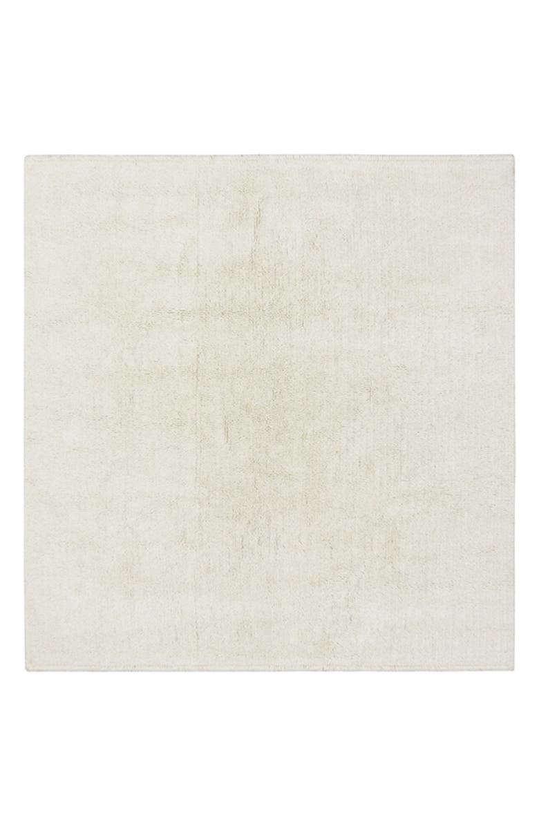 Lorena Canals Woolable Square Washable Wool Rug, Main, color, Natural
