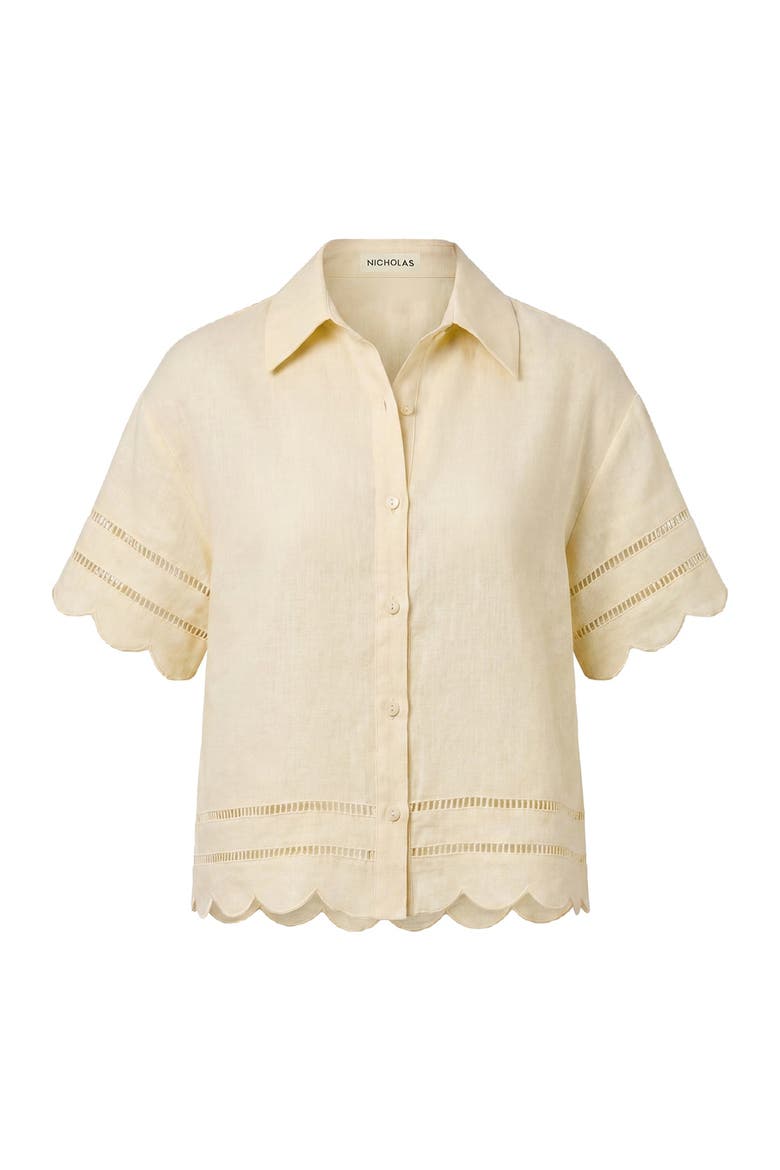 Juni Shirt, Alternate, color, Custard