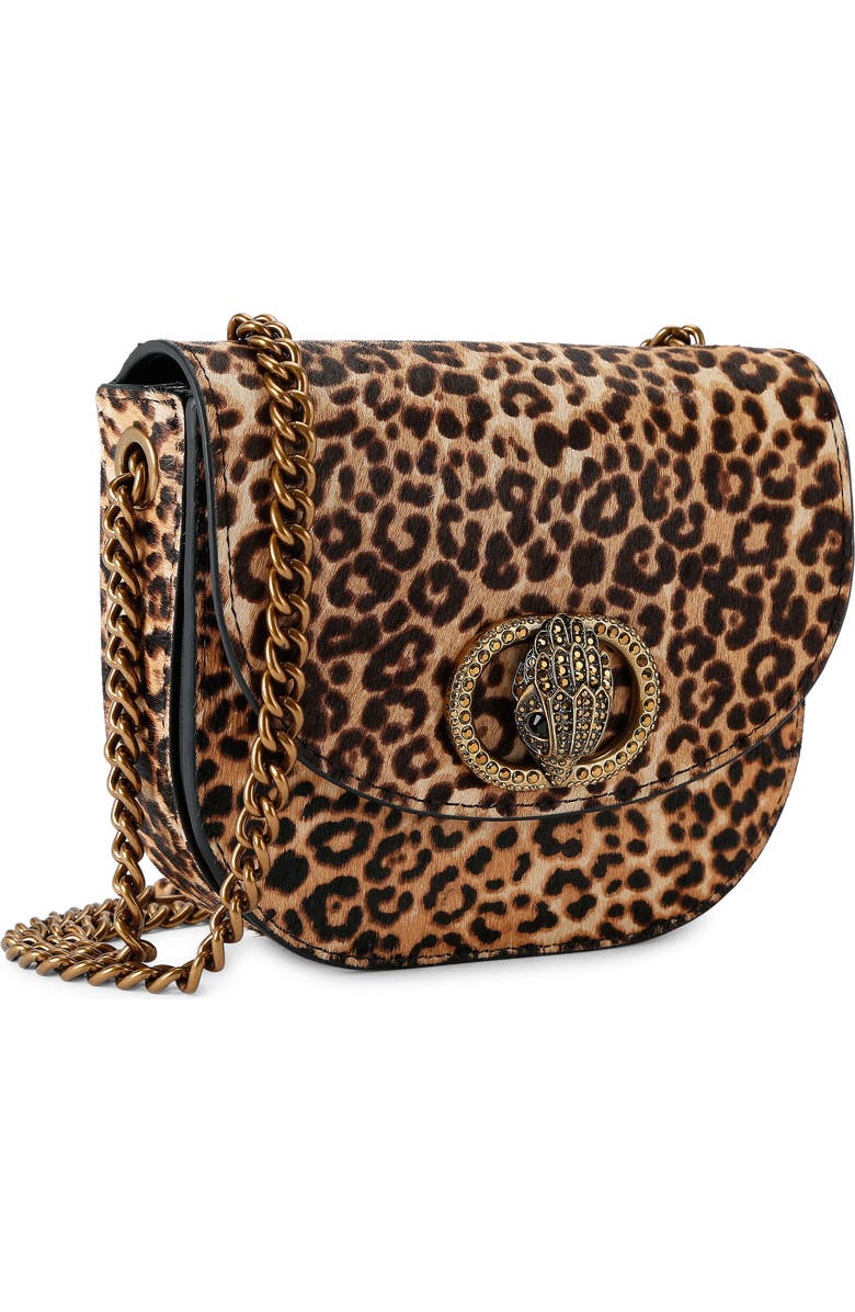 Kurt Geiger London Chelsea Genuine Calf Hair Saddle Bag, Alternate, color, Brown/Oth