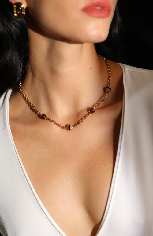 Rc Retro Chic Roman Night Necklace In Gold