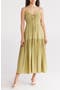 Smocked Sleeveless Maxi Dress