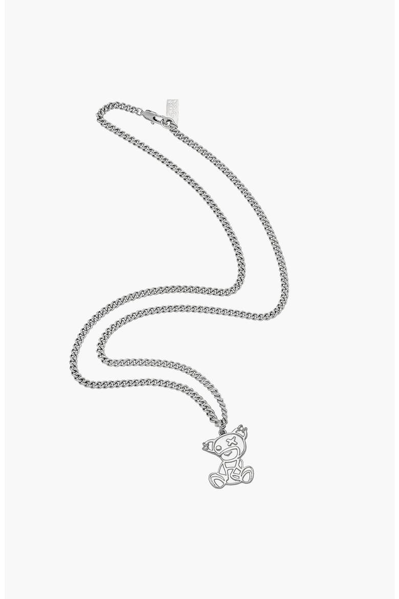 Teddy Silver Necklace, Alternate, color, Silver