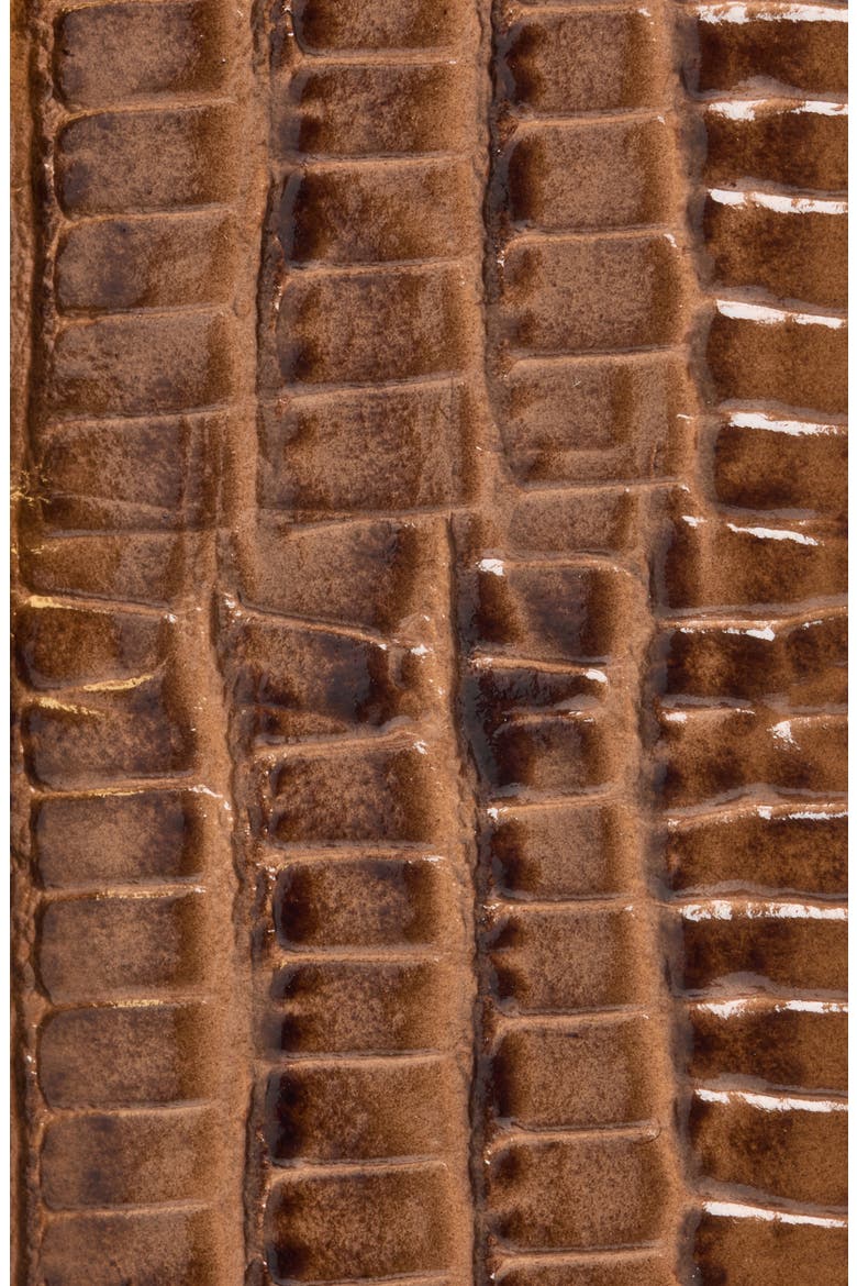 Tejus Embossed Leather Belt, Alternate, color, EBN CARAMEL