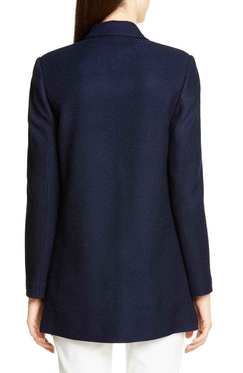 St. John Collection Sarga Knit Twill Jacket, Alternate, color,