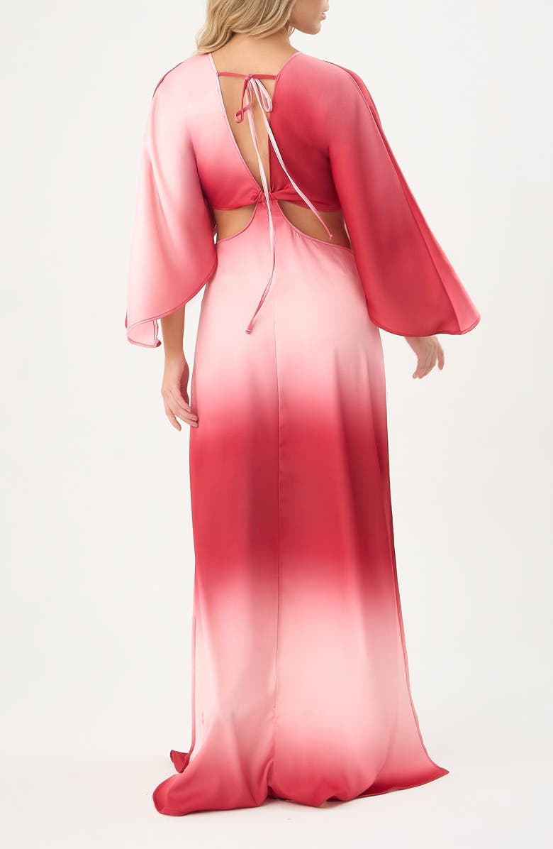 BOAMAR Avalon Cutout Cover-Up Maxi Dress, Alternate, color, Pink