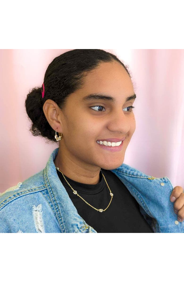 Alegria Accessories Daisy Necklace, Alternate, color, Gold