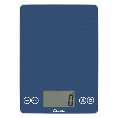 Escali Arti Glass Digital Scale In Blue