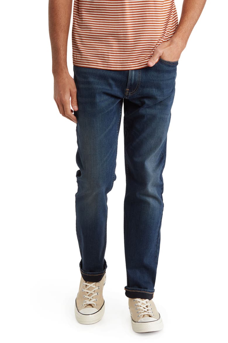 Slim Fit Jeans, Main, color, AVEDON DARK