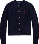 Polo Ralph Lauren Cable Knit Wool
Cashmere Cardigan