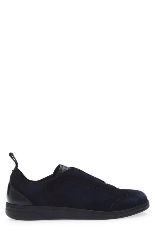 Santoni Lume Sneaker In Blue