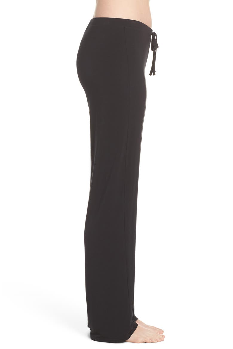 Breathe Stretch Modal Pants, Alternate, color, BLACK