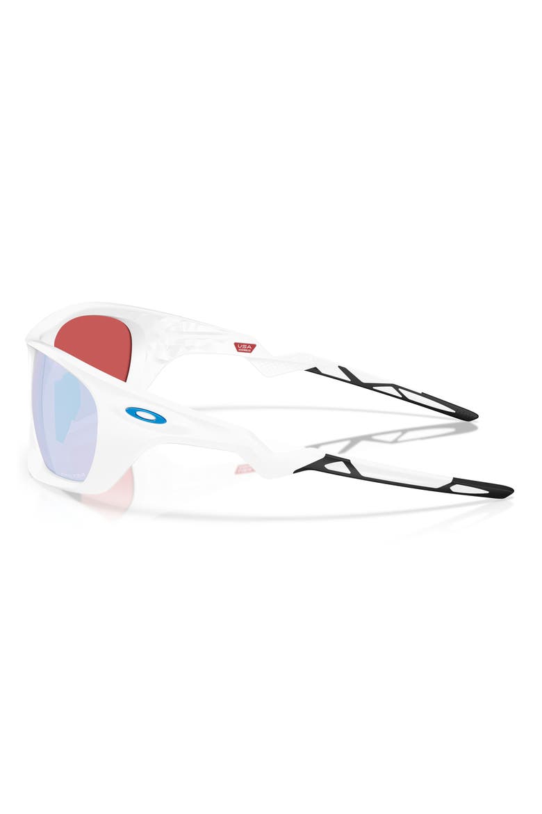 Lateralis 60mm Prizm™ Polarized Rectangular Sunglasses, Alternate, color, WHITE