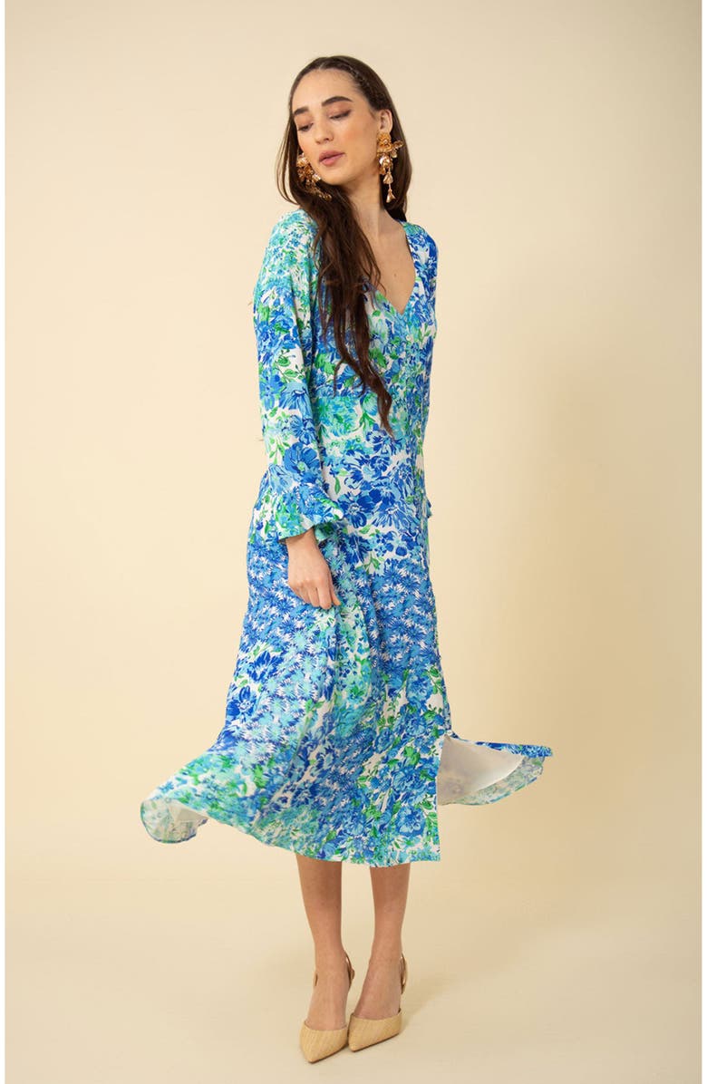 Hale Bob Rylee Midi Dress, Alternate, color, 
