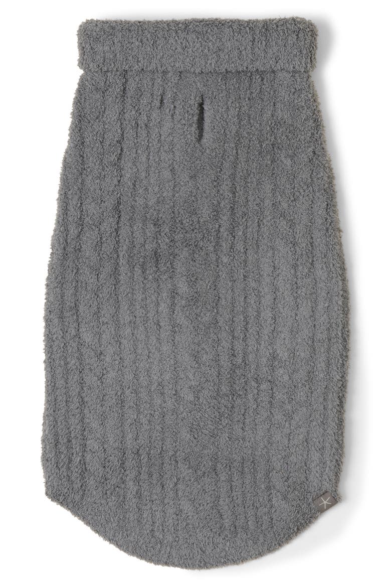 CozyChic® Cable Pet Sweater, Main, color, GRAPHITE