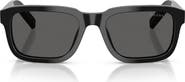 Prada PR D16SF 57mm Rectangle Sunglasses