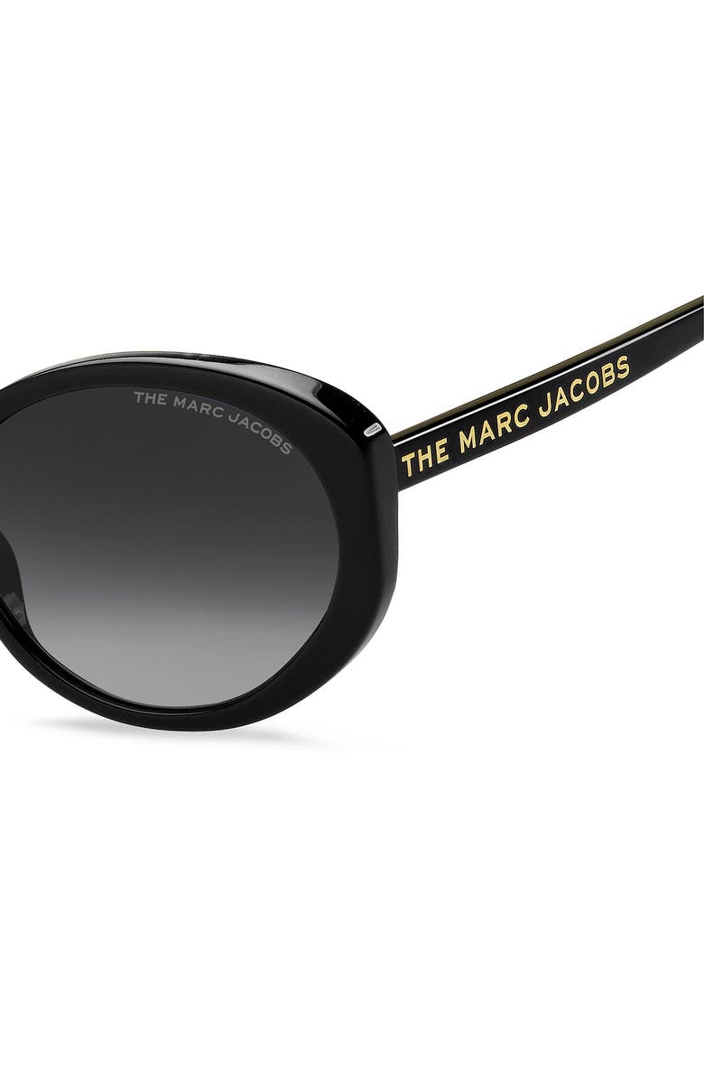 Marc Jacobs 56mm Gradient Round Sunglasses, Alternate, color, 