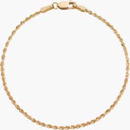 Aurate New York Rope Chain Bracelet