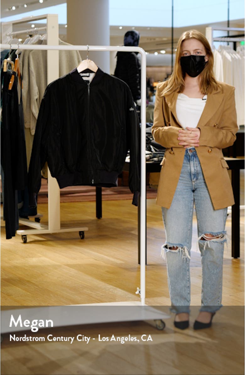 Urbanite Faux Fur Lined Bomber Jacket, sales video thumbnail