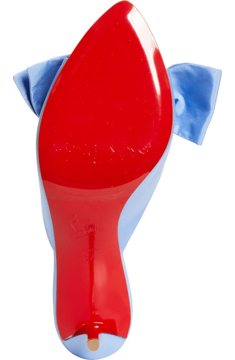 Christian Louboutin Mulazee Slide Sandal, Alternate, color, Ceruleo/ Lin Ceruleo