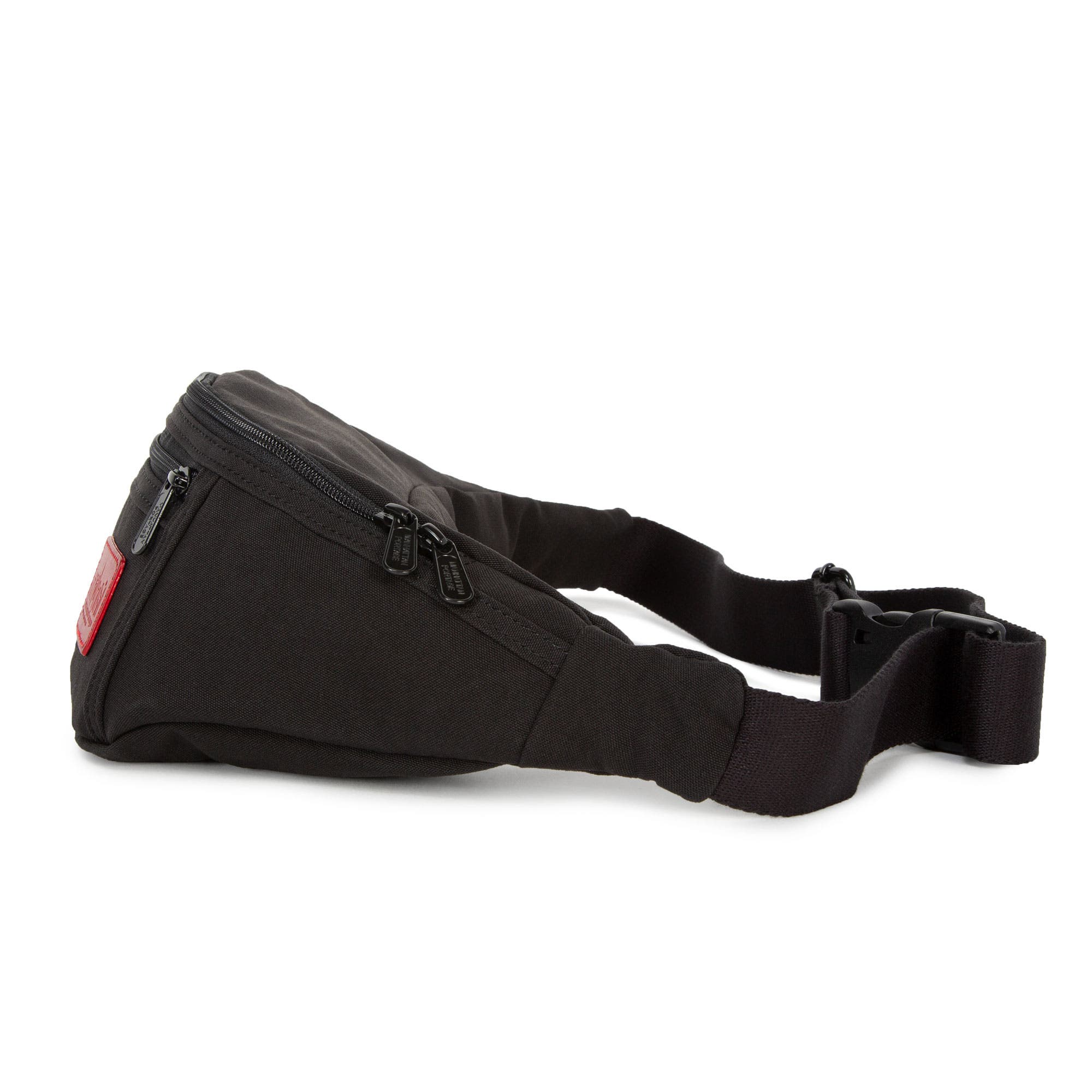 Manhattan Portage Waxed Nylon Alleycat Belt Bag, Alternate, color, Black