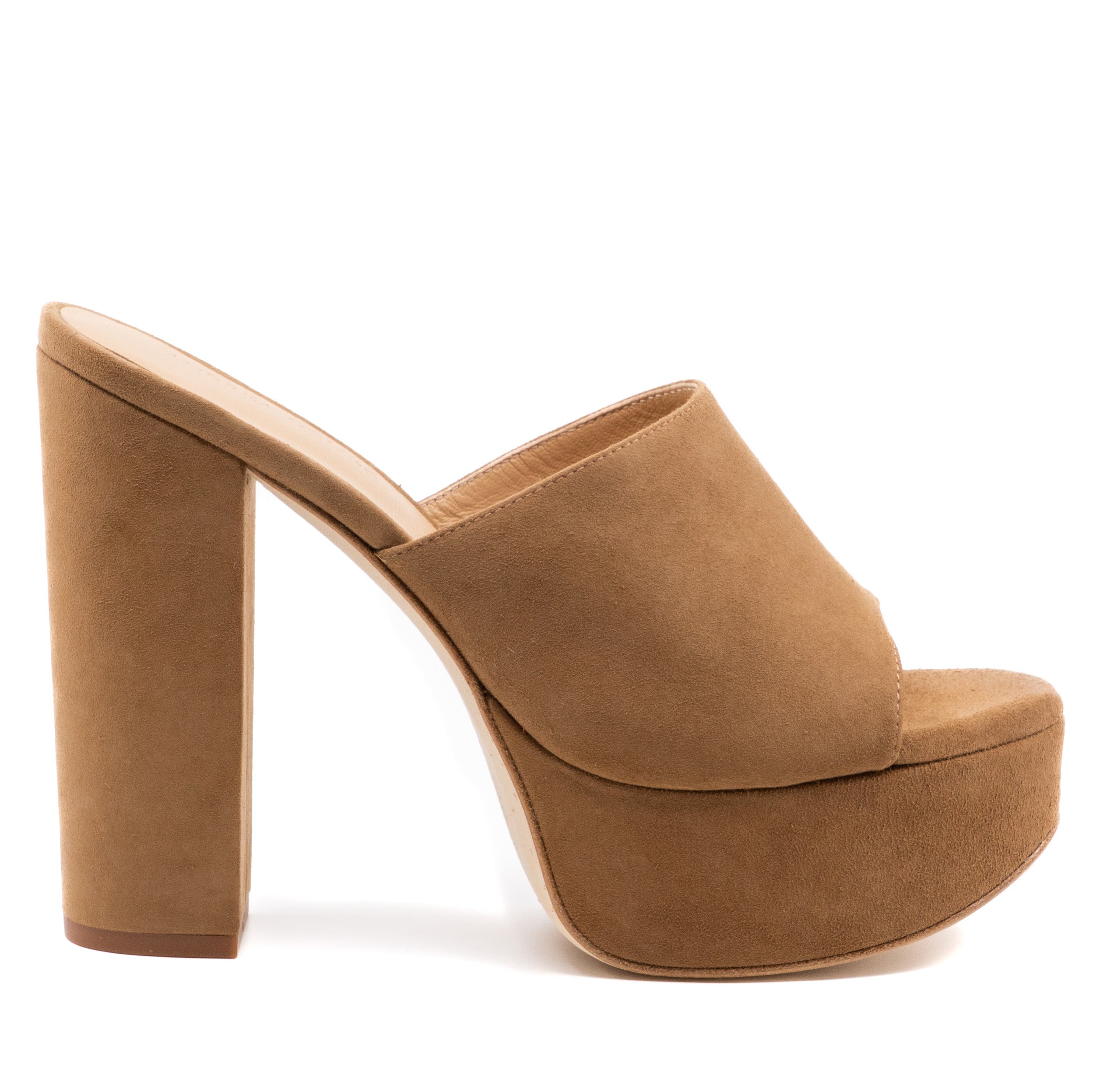 Andrea Gomez Fabiola Suede Platform, Main, color, Camel